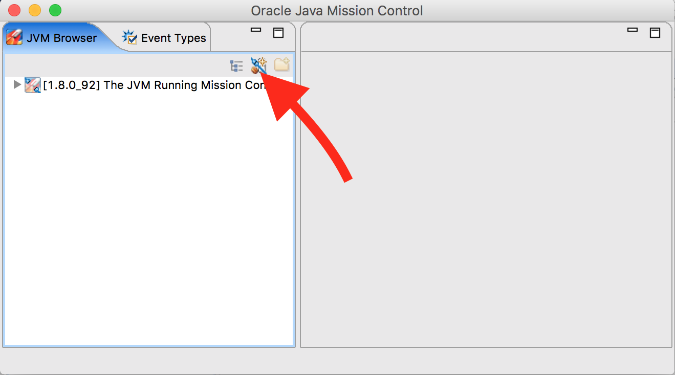 JMC Connection Screen