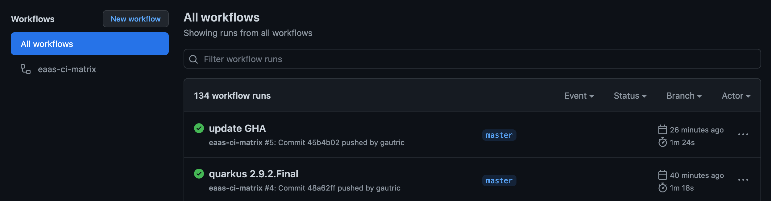 Vue d&rsquo;ensemble des jobs dans la matrice